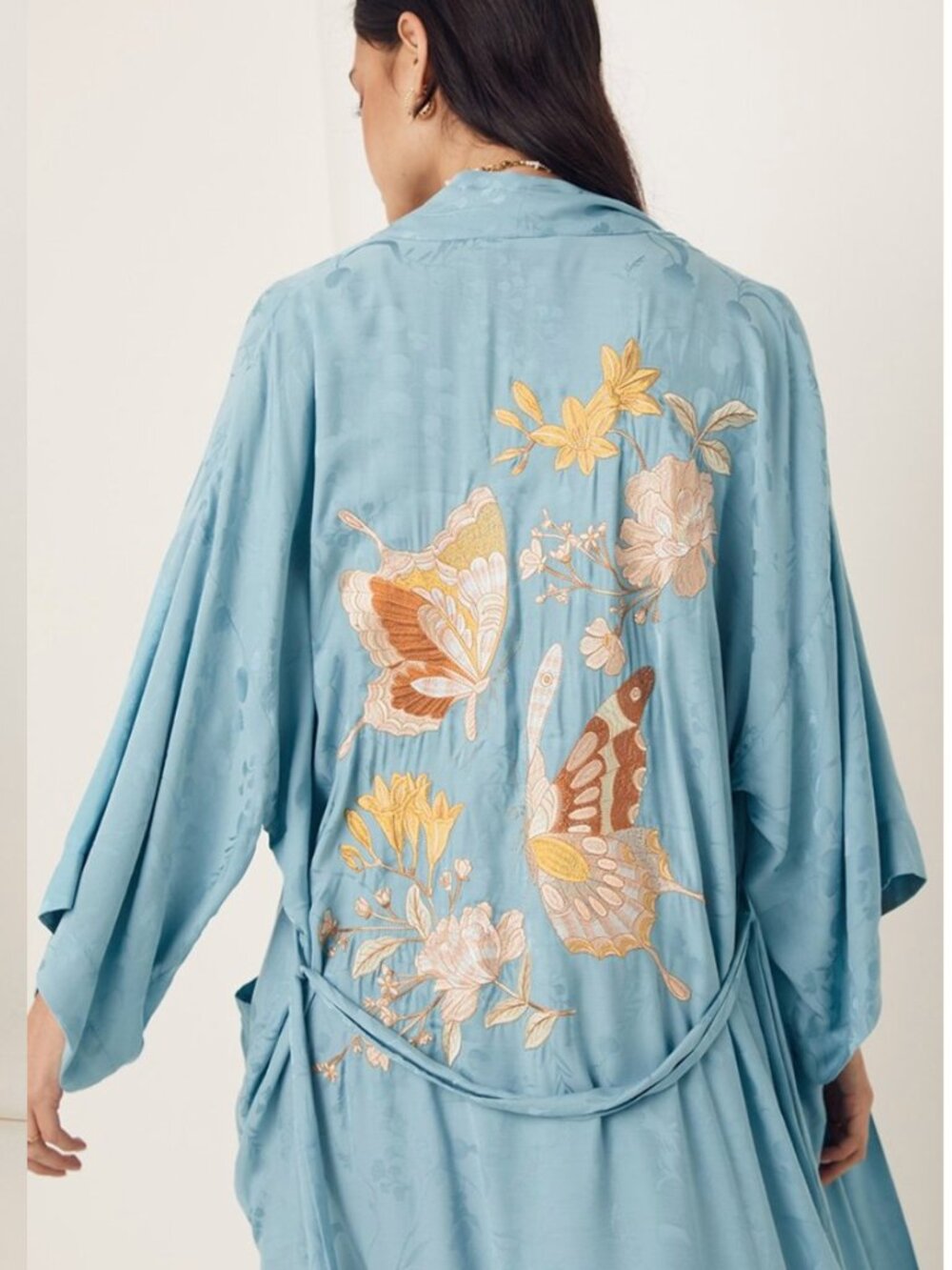 Spell & The Gypsy Atrium Embroidered Maxi Robe S/M - Picture 4 of 6